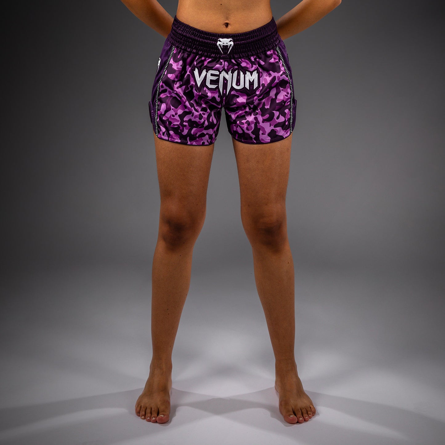 Venum Iris Pantaloncini Muay Thai - Prugna/Rosa