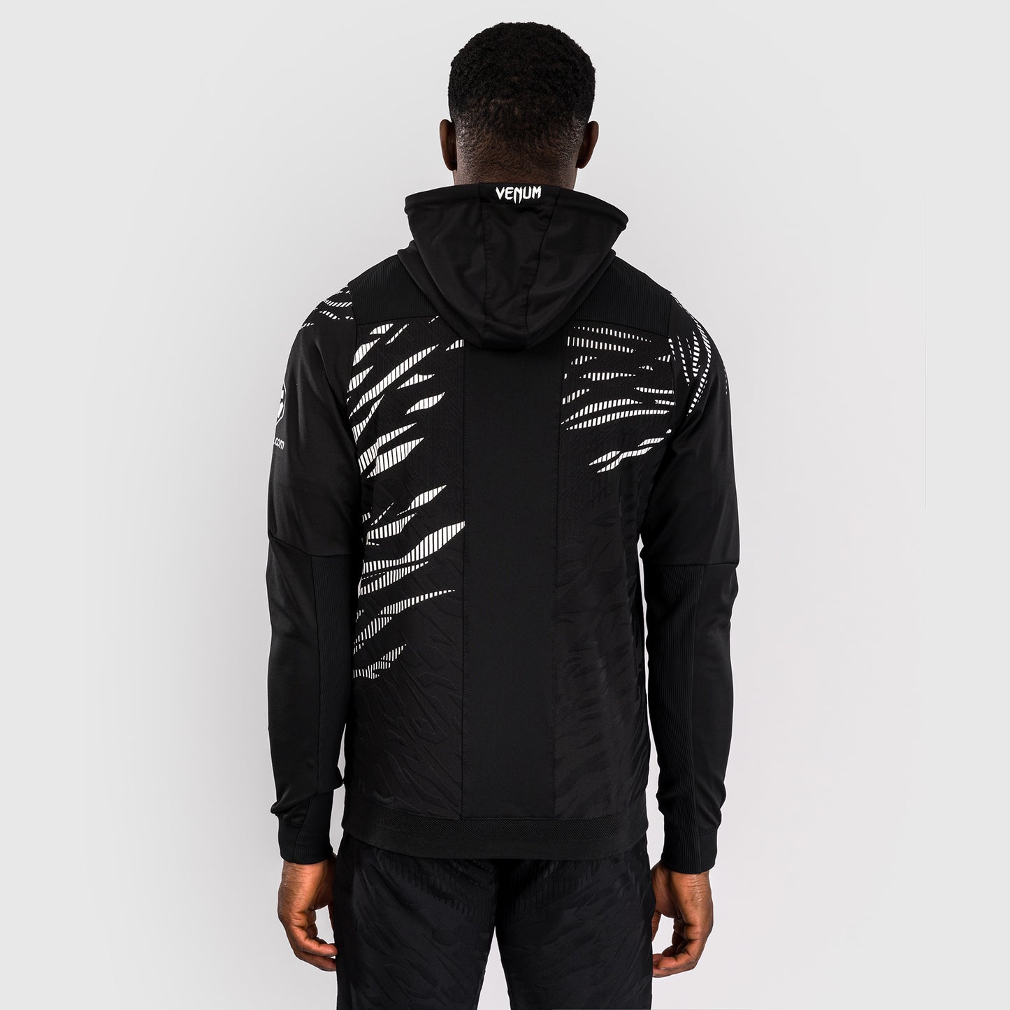 UFC Fusion by Venum Personalizzati Authentic Fight Night Felpa con Cappuccio per Uomo - Nero