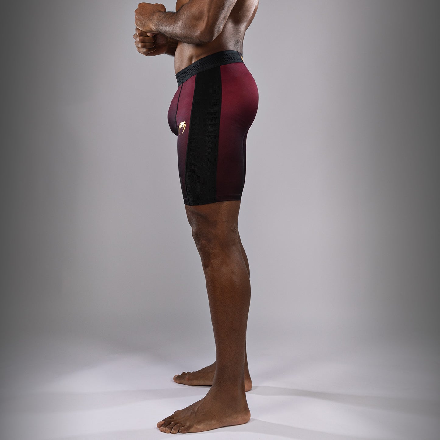 Venum Tactical XT  Pantaloncini a compressione - Nero/Bordeaux/Oro