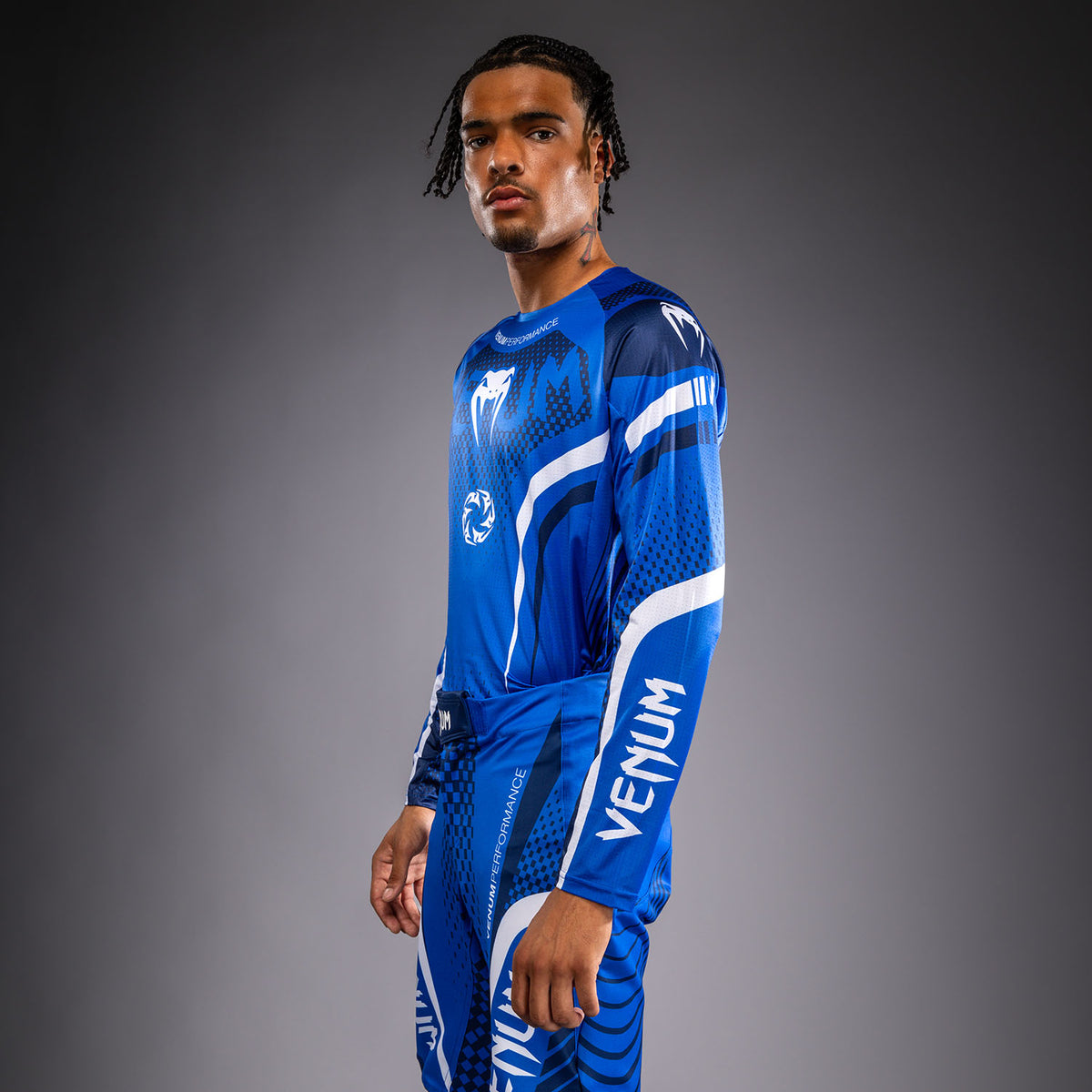 Venum MX Challenger Maglia da Motorsports - Blu