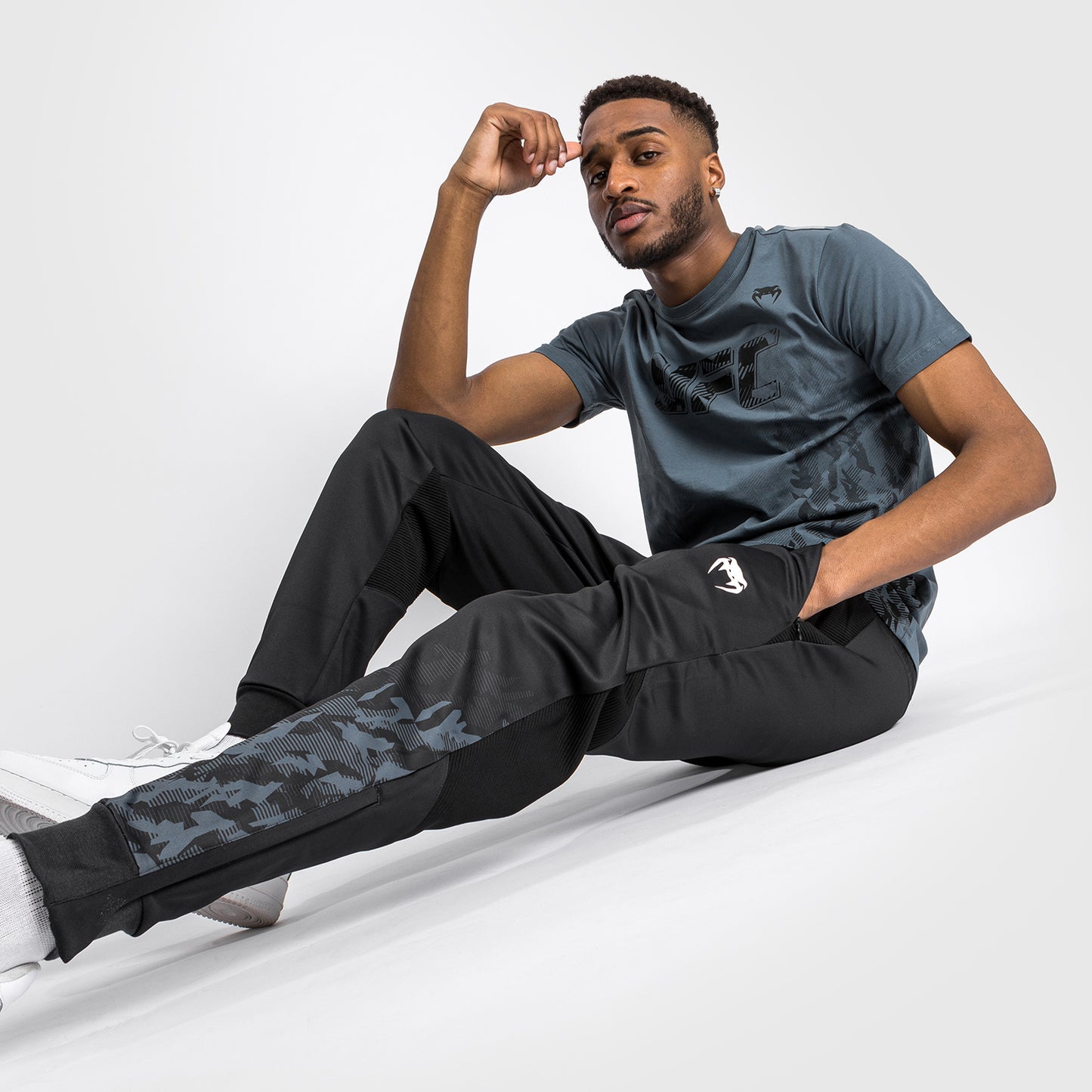 Pantaloni da Jogging Uomo UFC Venum Authetic Fight Week - Nero