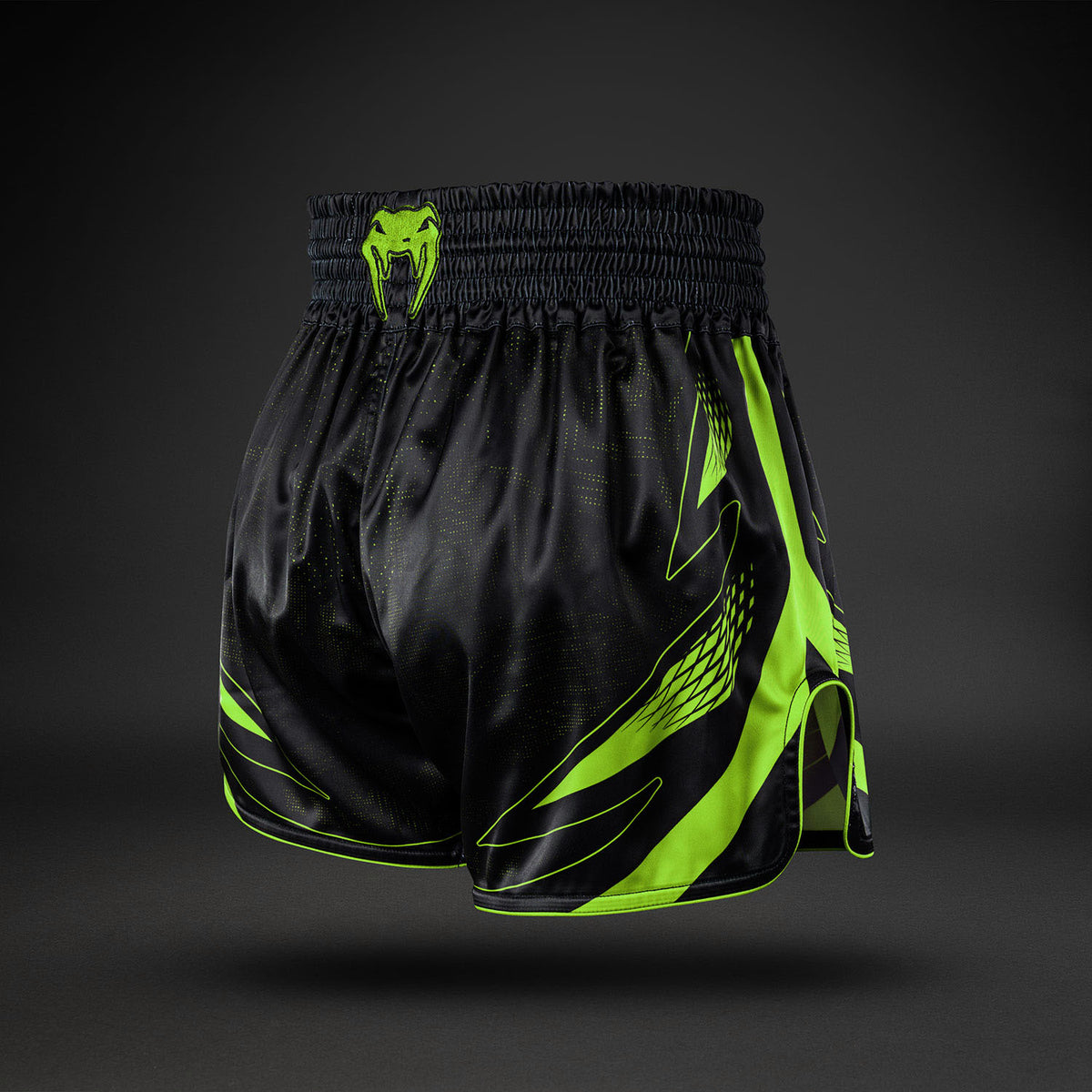 Venum Amazonia Reborn Pantaloncini da Muay Thai - Nero/Verde