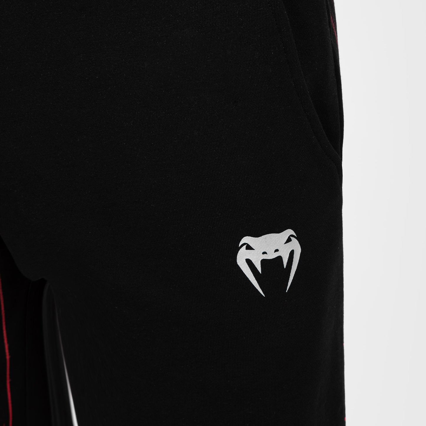 UFC Venum Performance Institute 2.0 Pantaloncini in Cotone per Uomo - Nero/Rosso