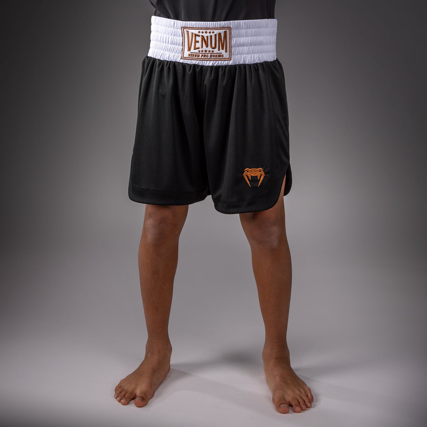 Venum Classic Pantaloncini da Boxe Per Bambini – Nero/Oro