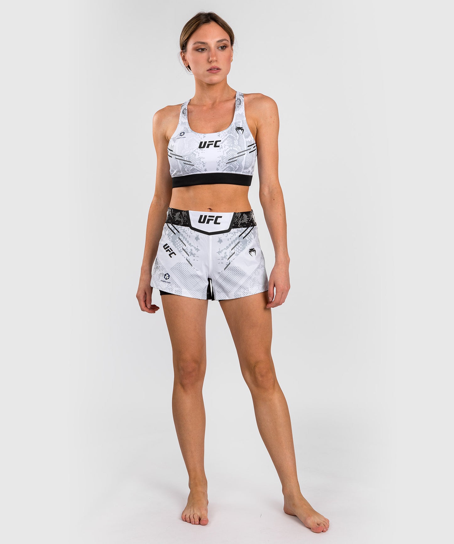 UFC Adrenaline by Venum Authentic Fight Night Pantaloncini da combattimento da Donna - Bianco