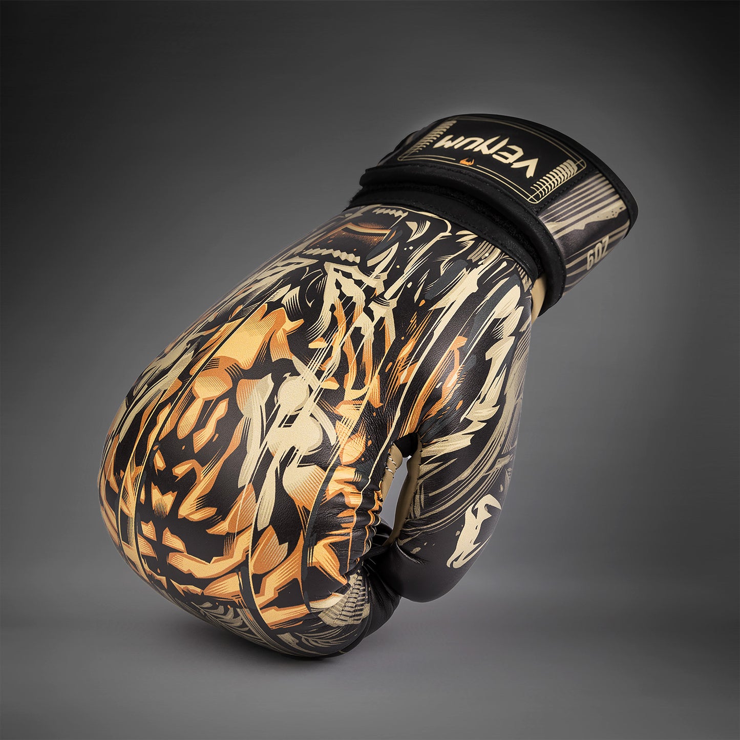 Venum Tiger Guanti da Boxe Bambini - Nero/Arancione Neon
