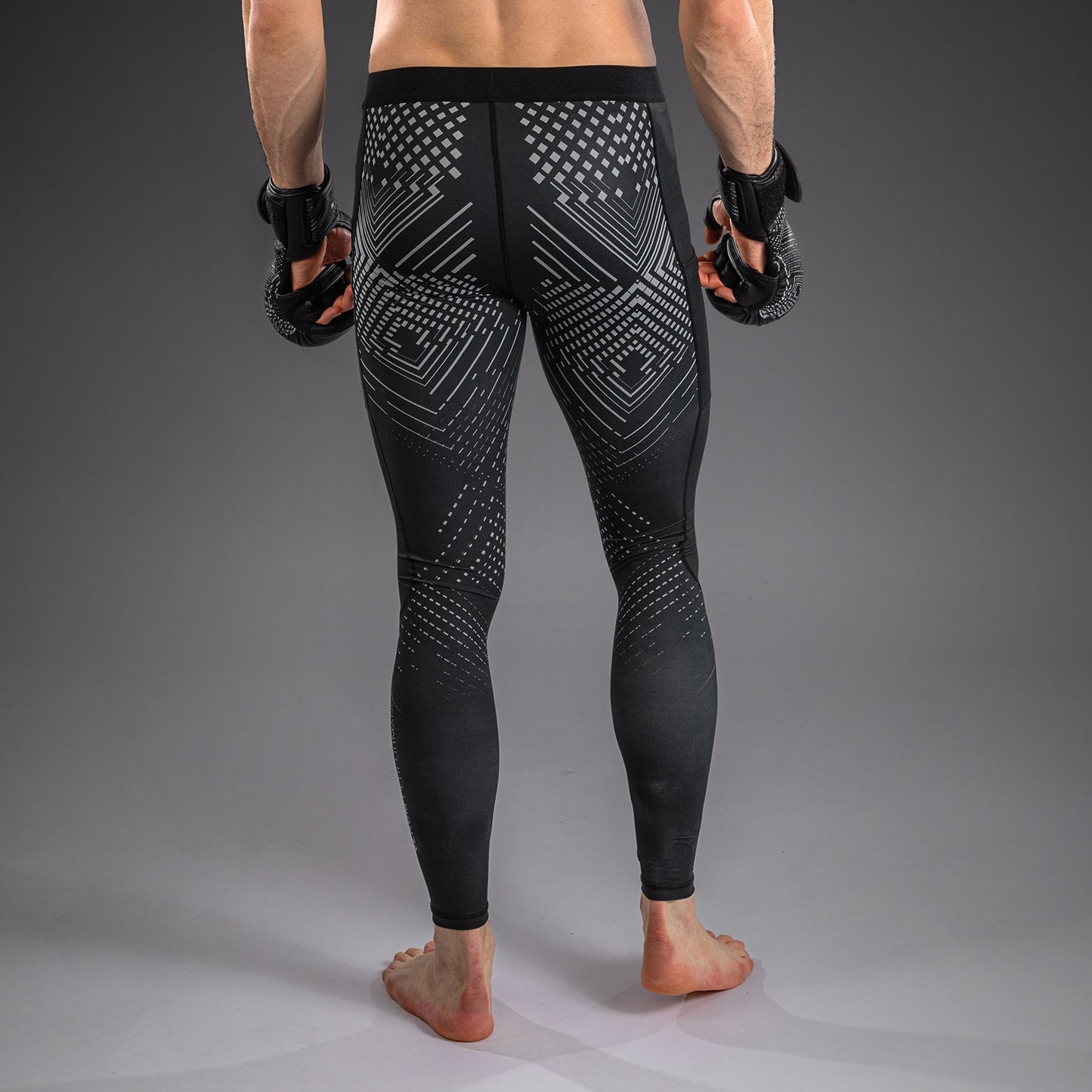 Venum Midnight Fury Spats – Nero/Grigio/Argento