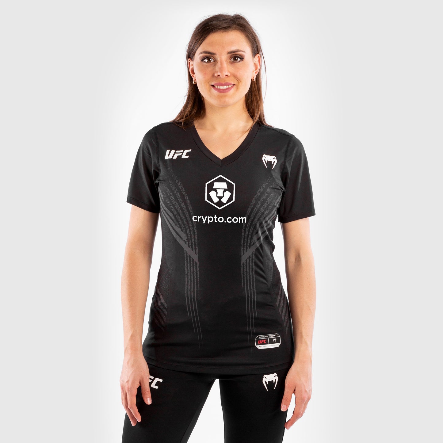 Maglia Tecnica Donna UFC Venum Authentic Fight Night - Nero