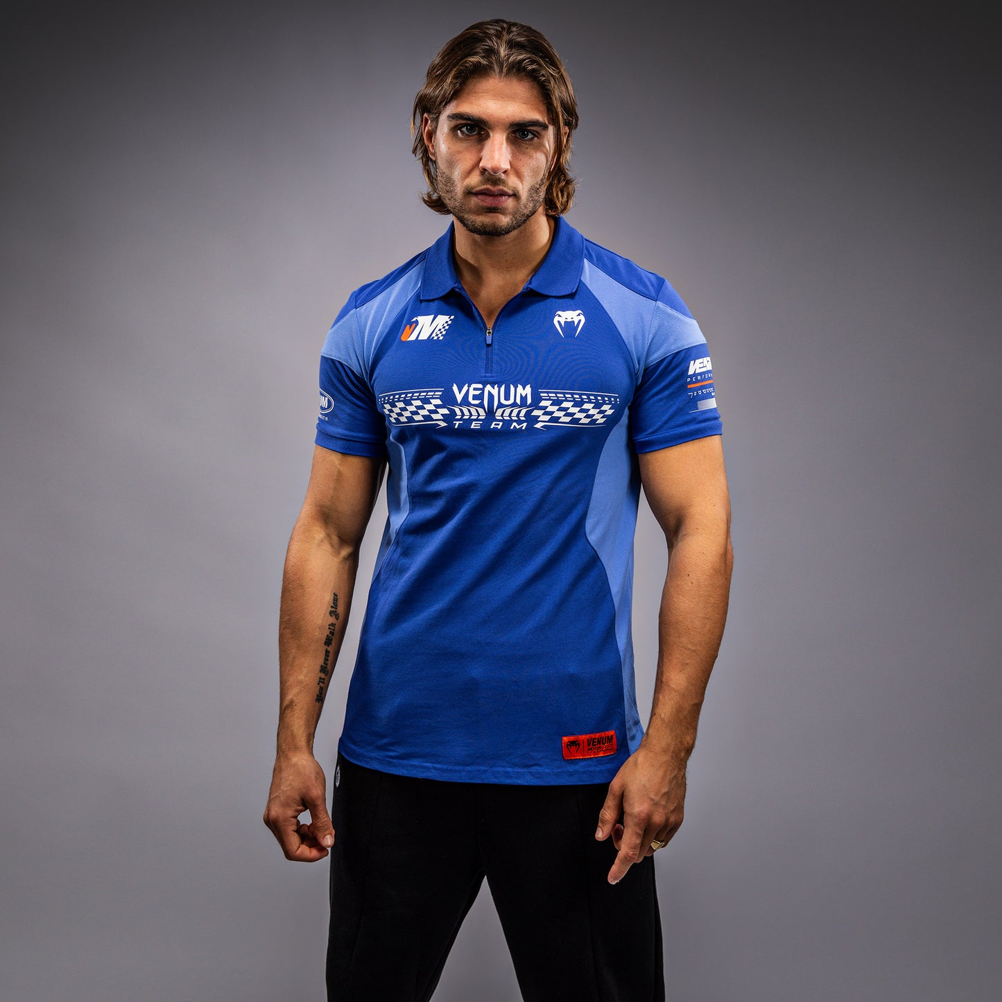 Venum Motorsport Polo in Cotone - Blu Royal