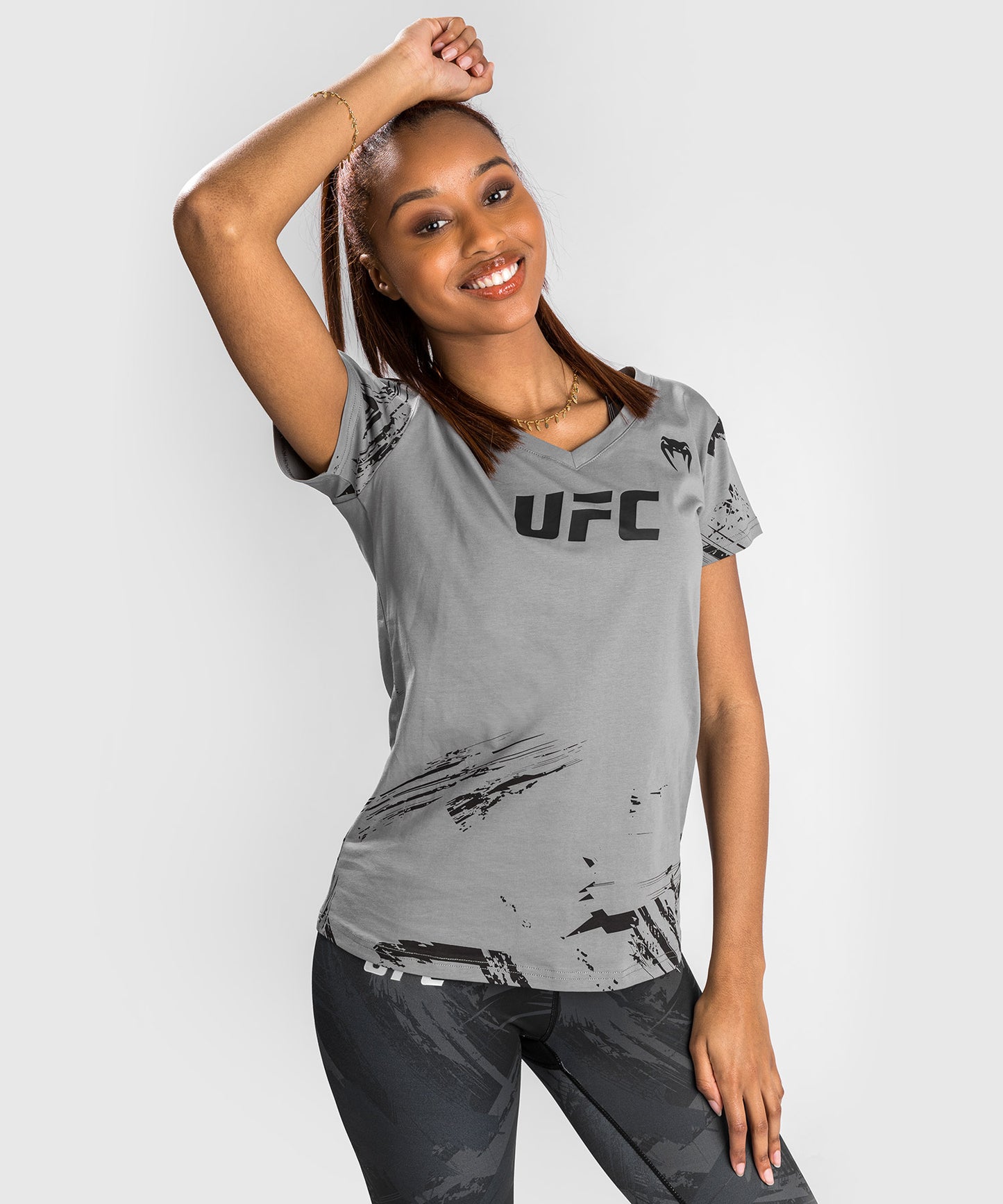 T-Shirt UFC Venum Authentic Fight Week 2.0 - Donna - grigio