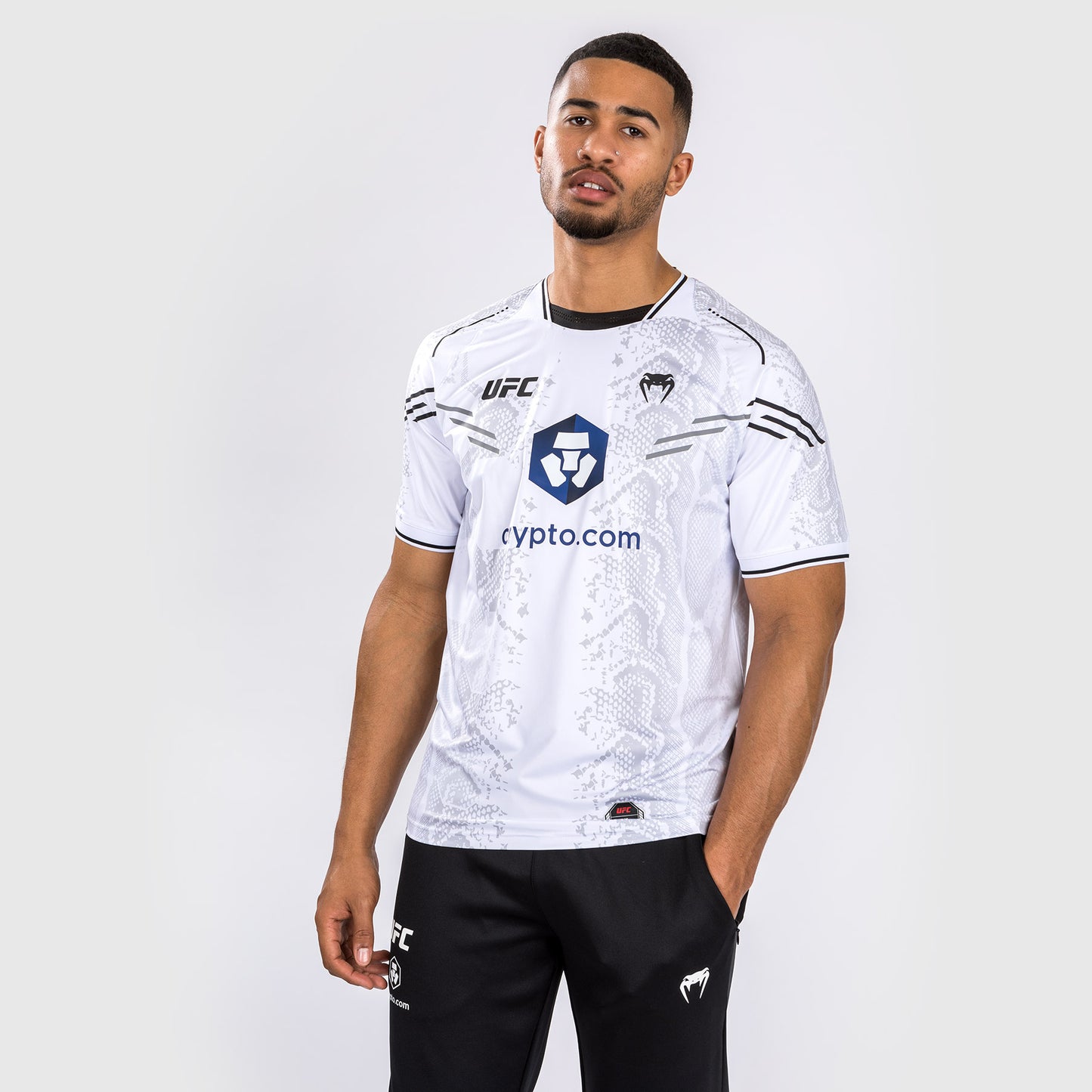 UFC Adrenaline by Venum Authentic Fight Night Maglia Dry Tech Personalizzata da Uomo - Bianco