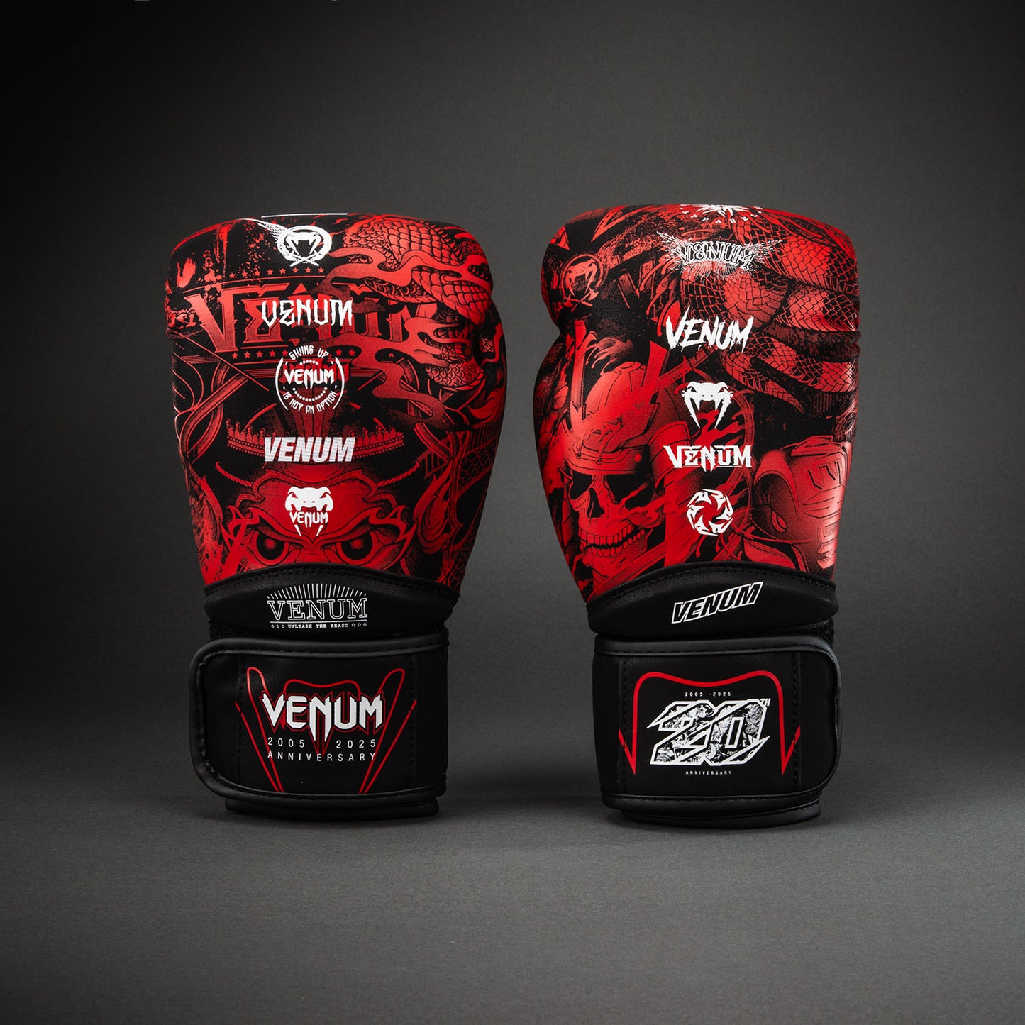 Venum 20th Anniversary Guantoni da boxe - Nero/Rosso