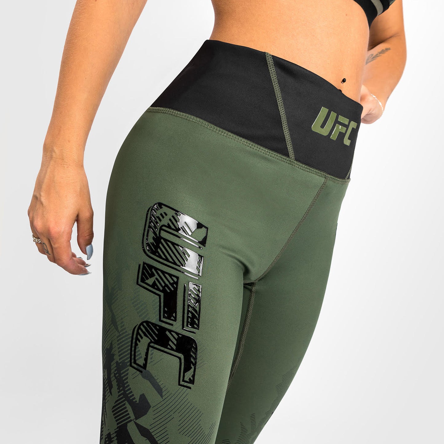 Leggings Donna UFC Venum Authentic Fight Week - Verde