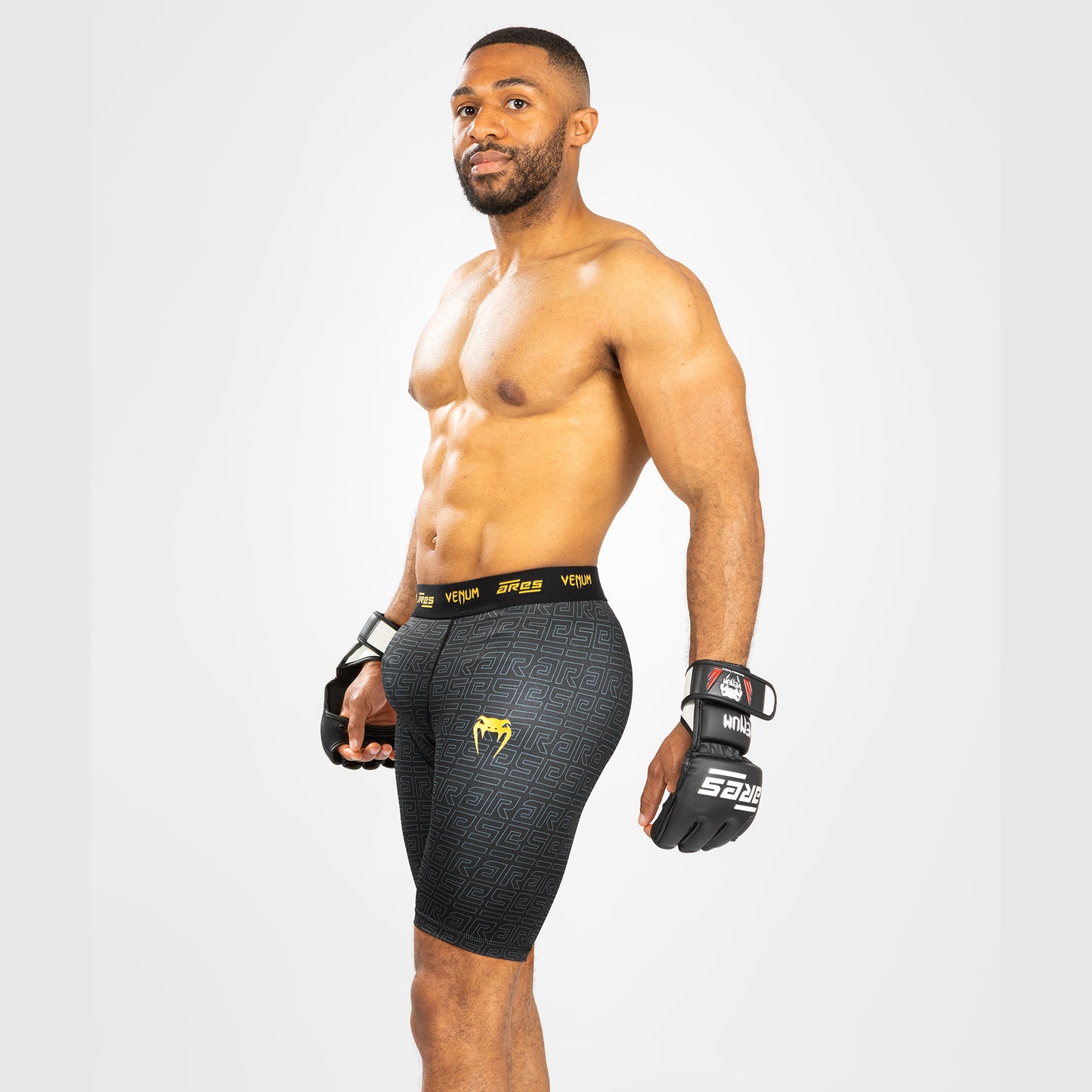 Venum x Ares Pantaloni Vale Tudo Uomo - Nero/Oro