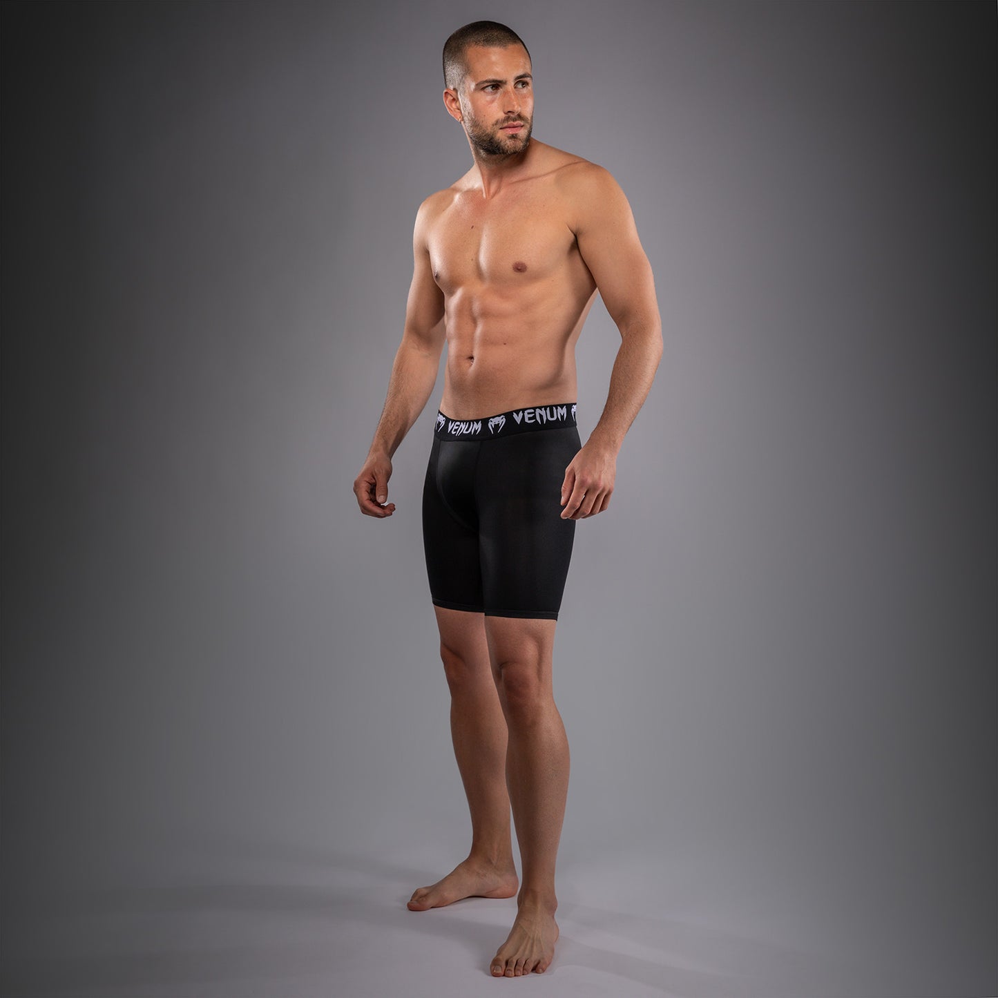 Venum UFC Unity by Venum Authentic Fight Week Pantaloncini a Compressione Tecnici da Uomo - Nero
