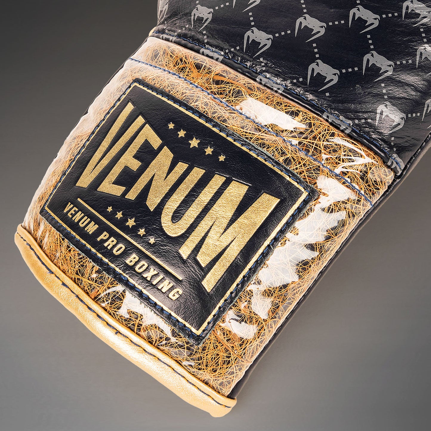 Guantoni da boxe Venum Coco Monogram Pro - Blu ardesia