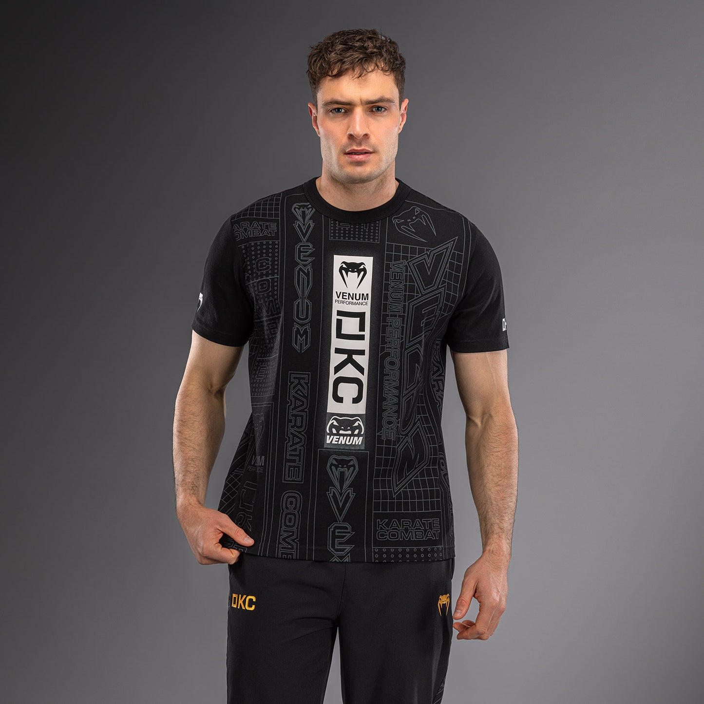 Karate Combat by Venum Maglietta – Nero/Grigio