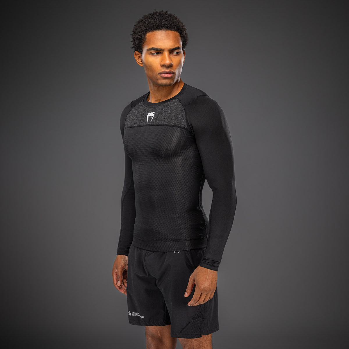 Venum G-Fit Scale Rashguard a maniche lunghe - Nero