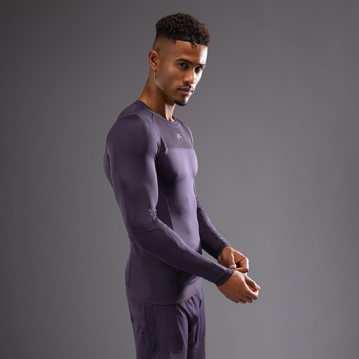 Venum G-Fit Air Rashguard a maniche Lunghe - Viola Scuro