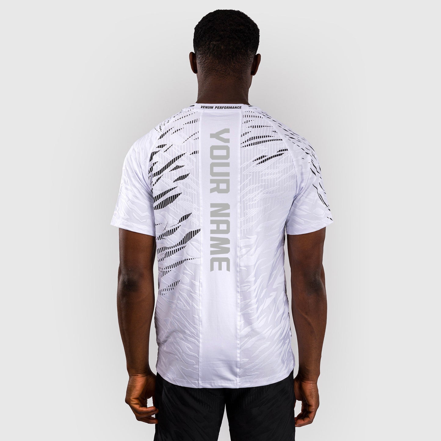 UFC Fusion by Venum Personalizzati Authentic Fight Night Maglietta da Gara per Uomo - Bianco