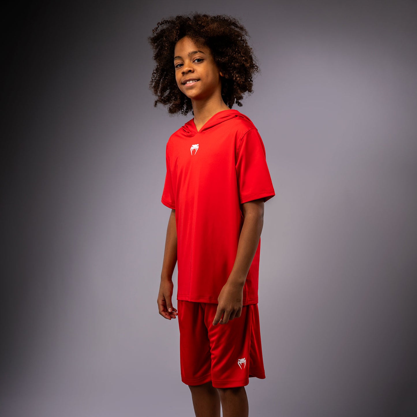 Venum Elite Felpa Dry-Tech a Maniche Corte per Bambini - Rosso