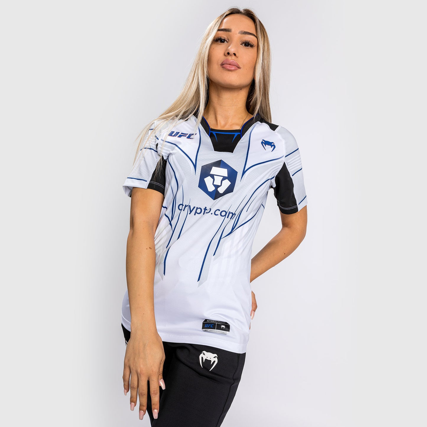 Venum UFC Authentic Fight Night 2.0 Midnight Edition Maglia Walkout da Donna – Ghiaccio