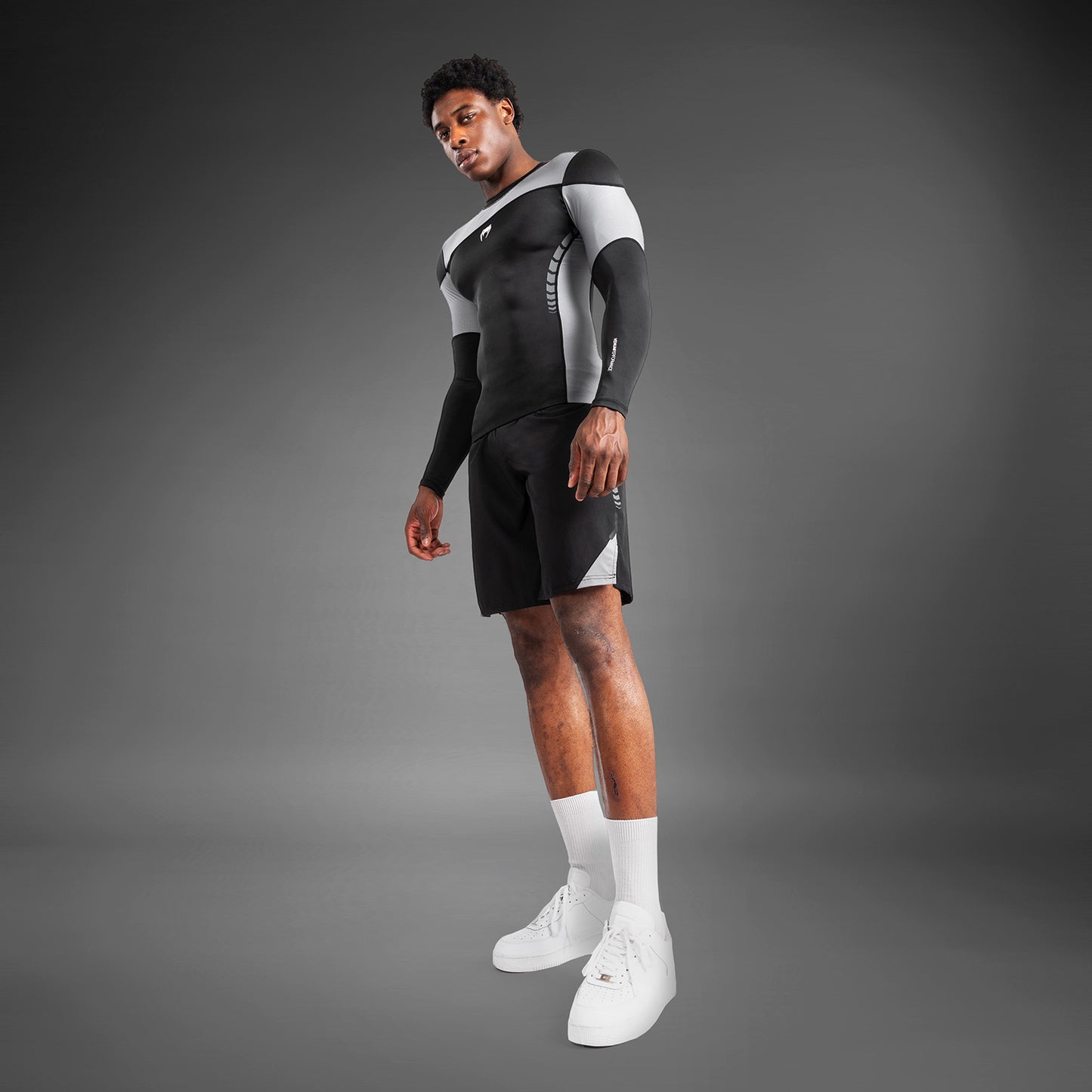 Venum Tempest Rashguard a maniche lunghe - Nero/Grigio