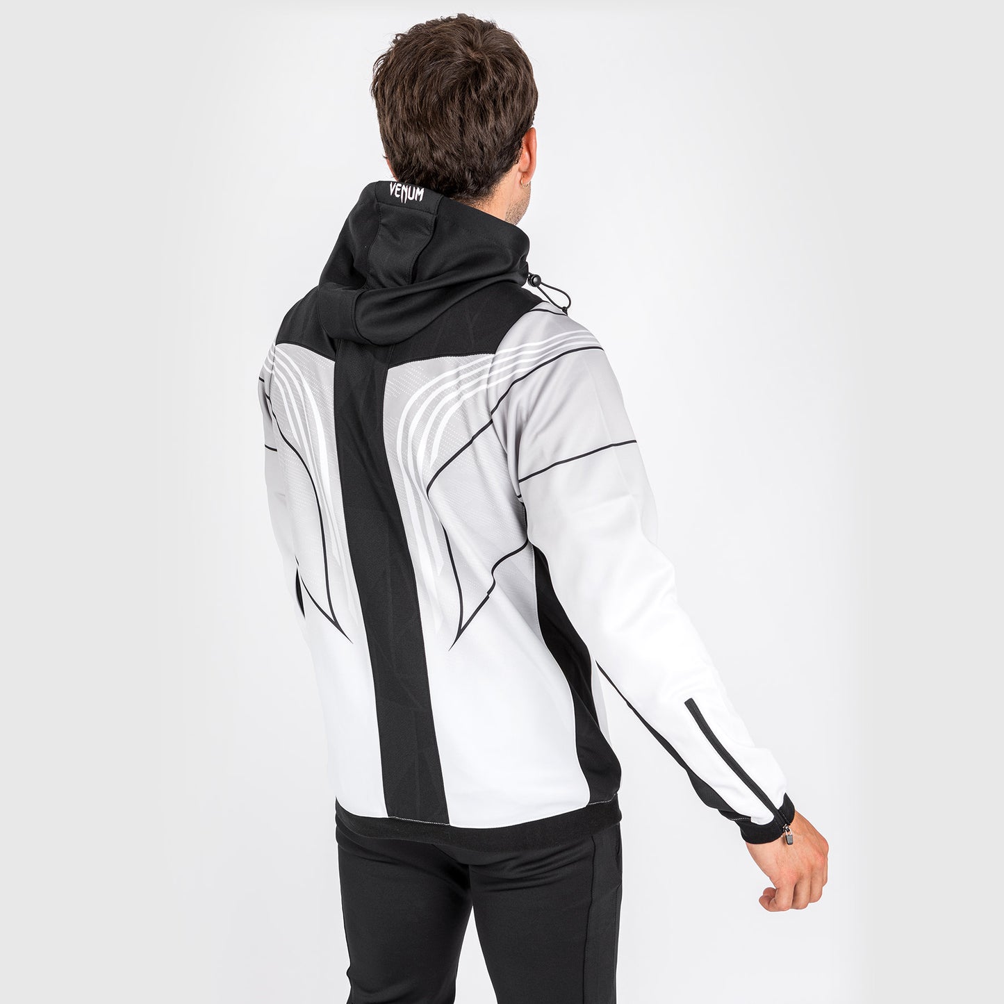 Felpa con cappuccio UFC Venum Authentic Fight Night 2.0 Uomo - Bianco