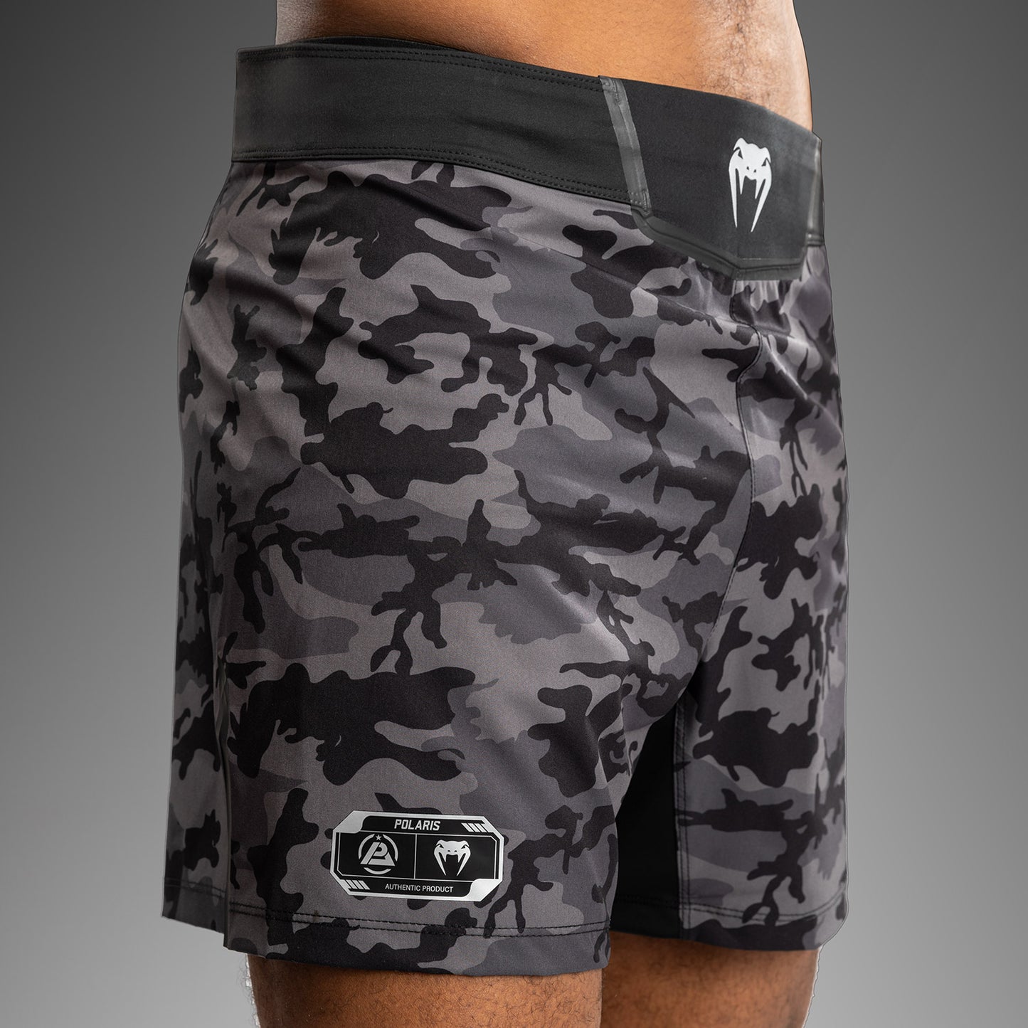 Venum x Polaris Pantaloni da Combattimento - Nero/Grigio Tempesta
