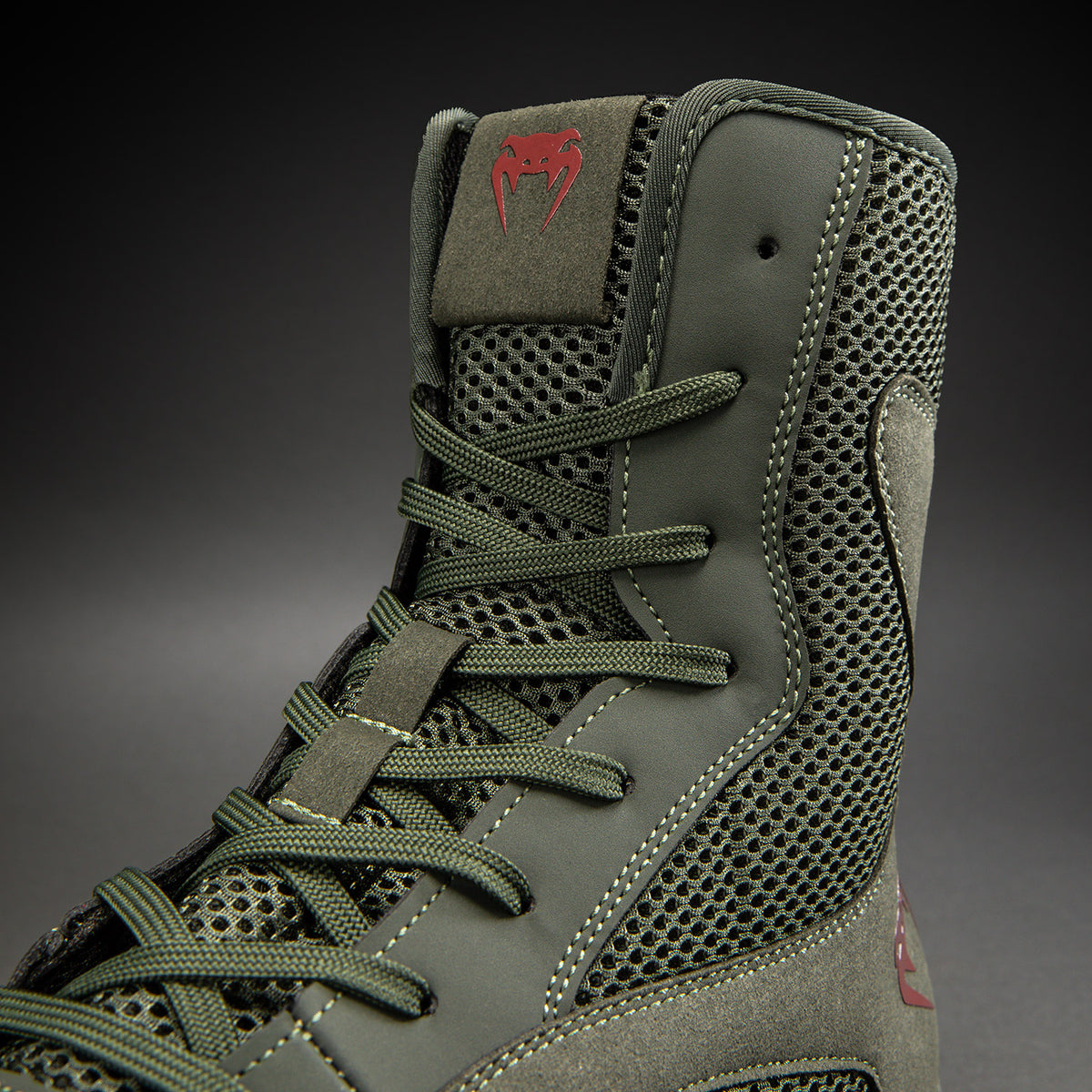 Venum Contender Scarpe da boxe - Kaki/Rosso