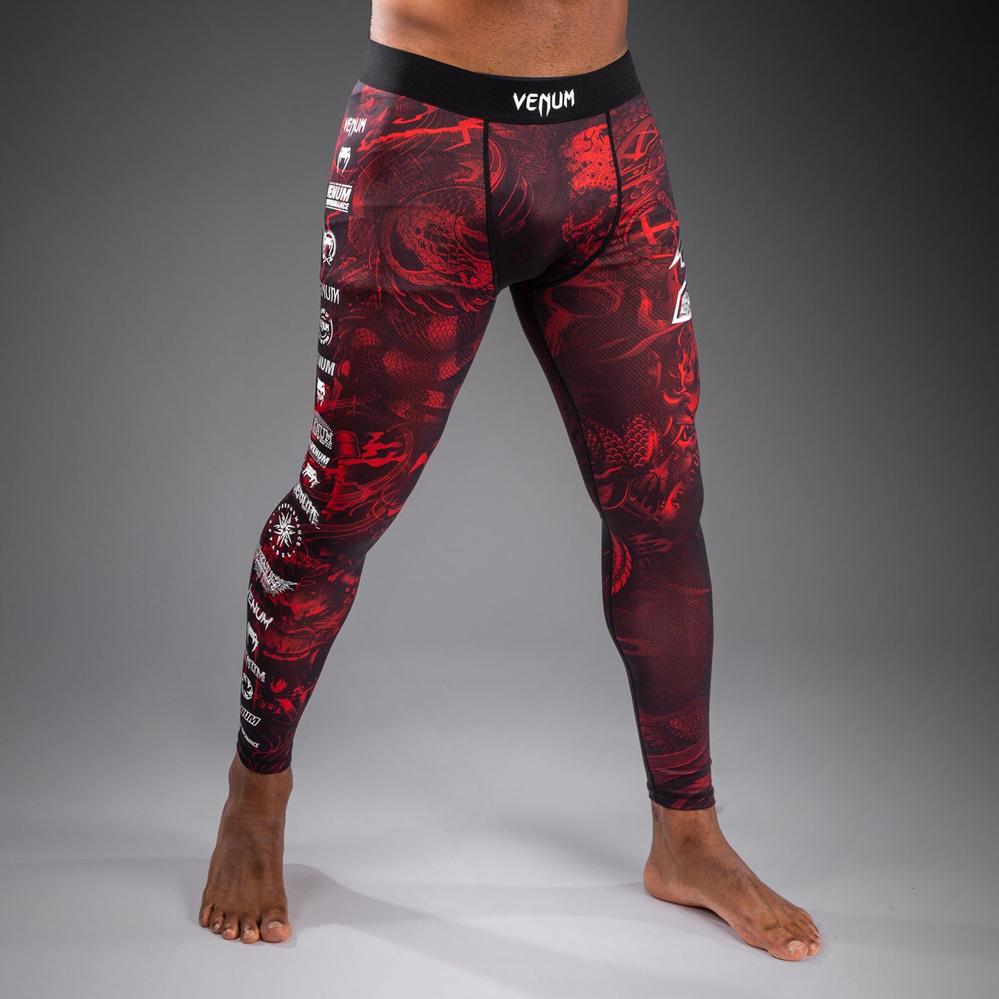 Venum 20th Anniversary Spats - Nero/Rosso