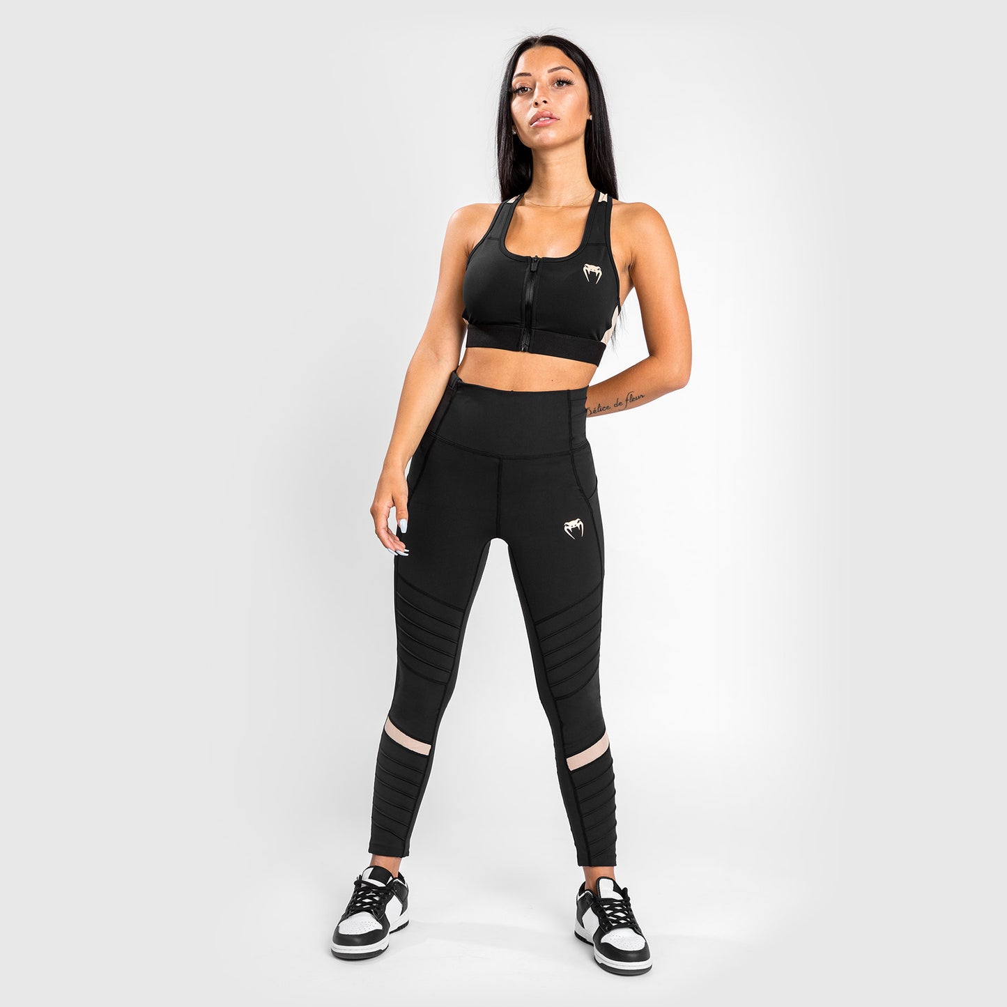 Leggings Venum Moto 7/8 - Nero/Sabbia