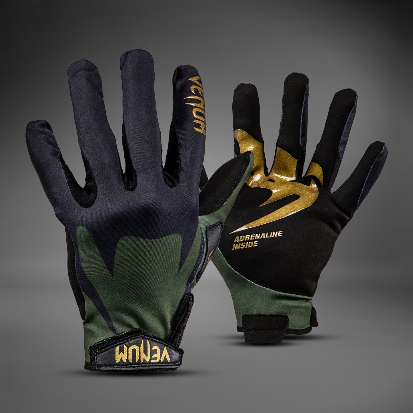 Venum MX Summer Guanti da Motorsports - Nero/Verde/Oro