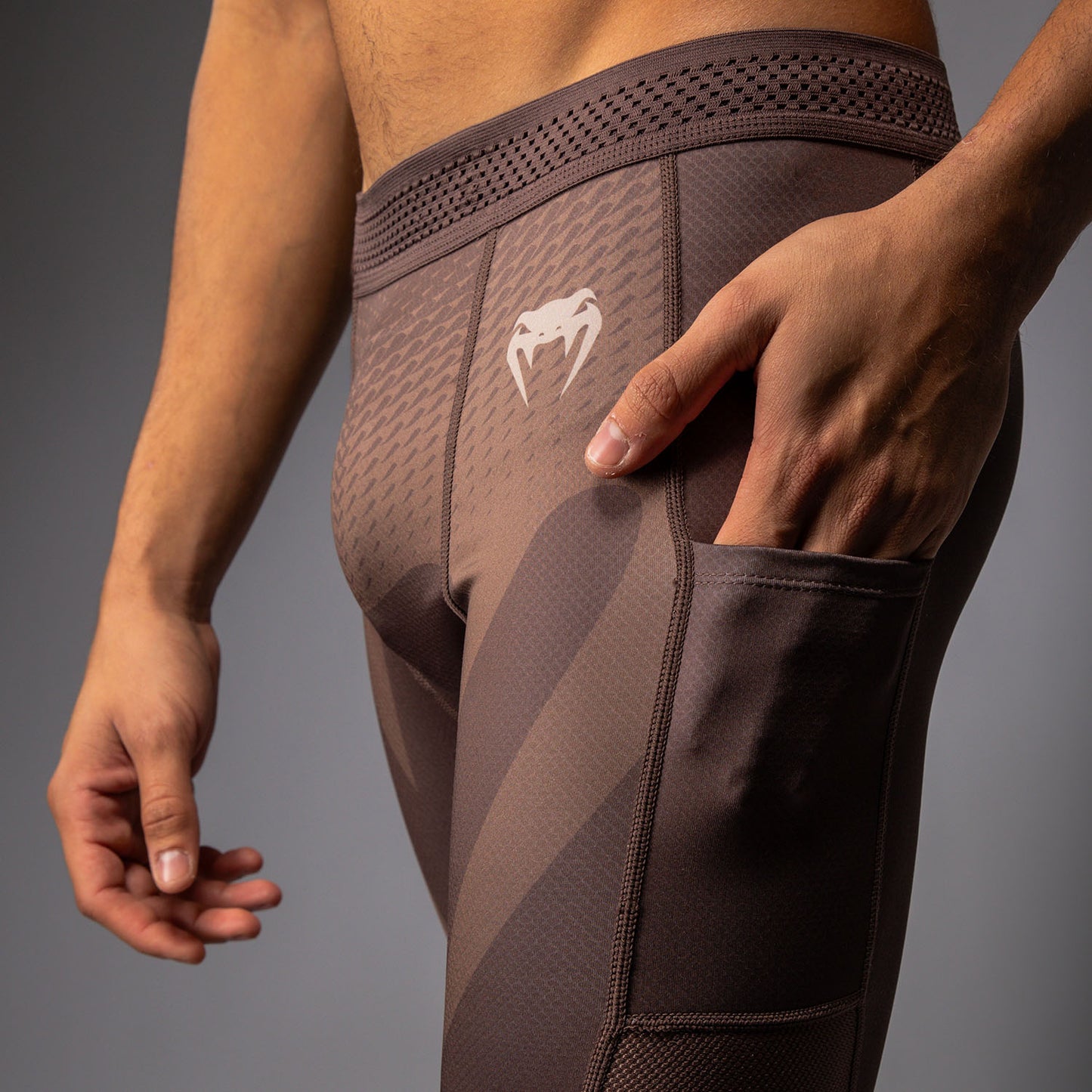 Venum No Gi Pantaloni aderenti - Marrone cioccolato