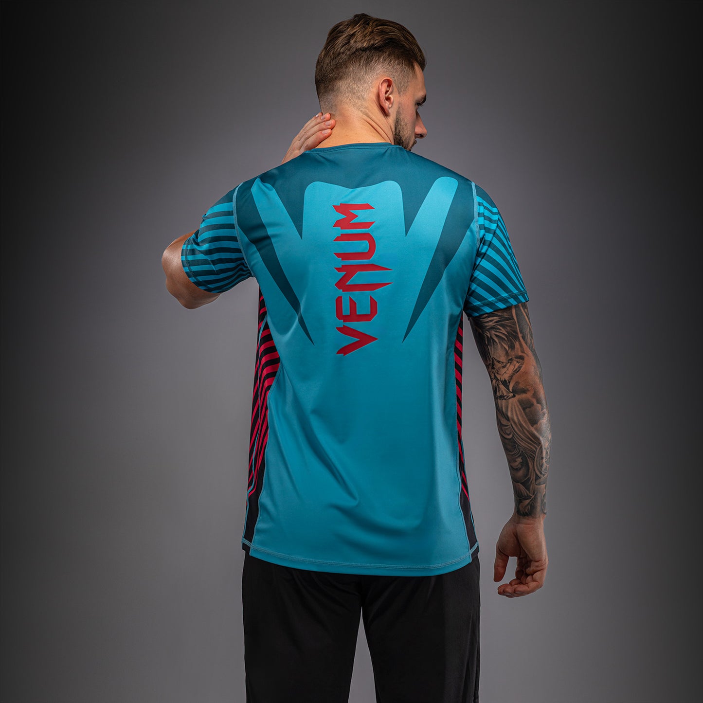 Venum Attack 90 Maglietta Dry Tech – Turchese/Rosso