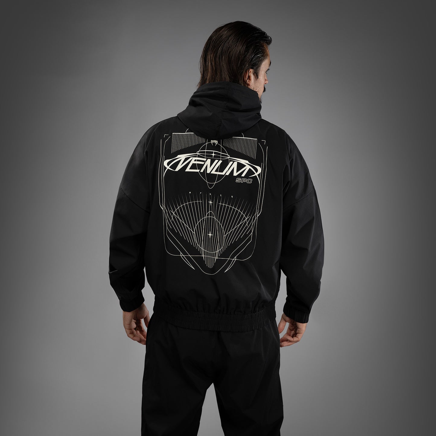 Venum Eclipse Giacca da Track – Nero/Avorio