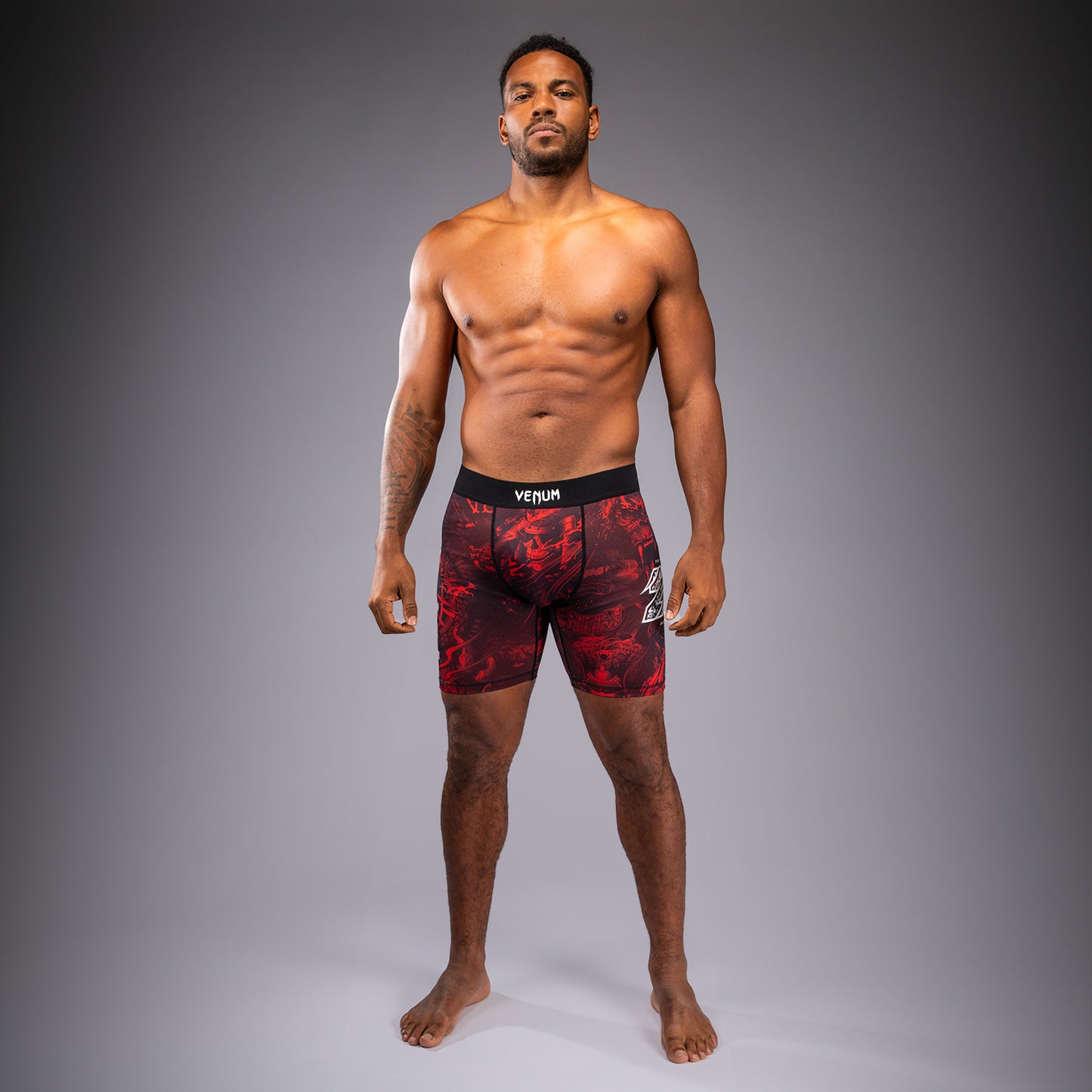 Venum 20th Anniversary Pantaloncini a Compressione - Nero/Rosso