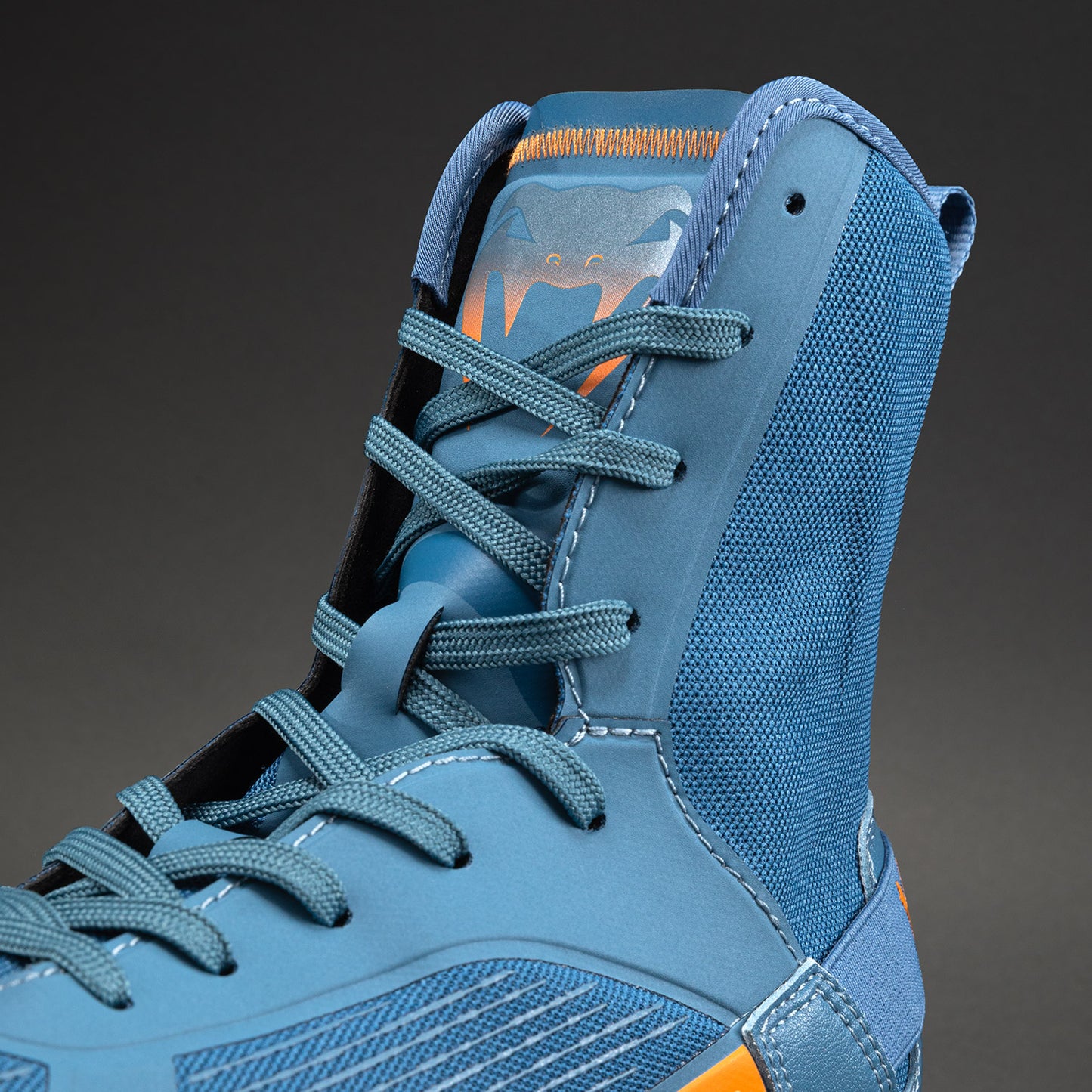Venum Elite Neo Scarpe da Boxe – Blu Acciaio/Arancione