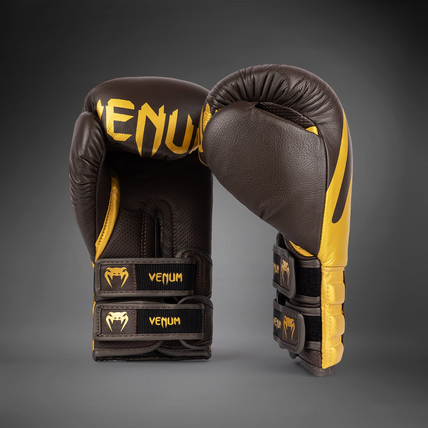 Venum Reverso Guanti da Boxe - Cioccolato/Oro