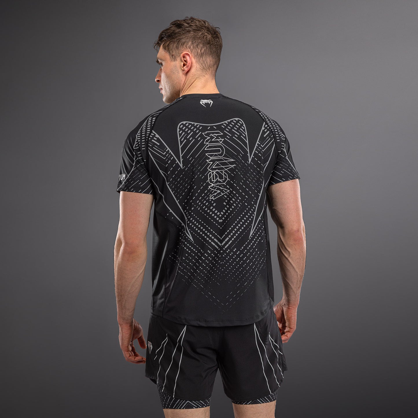 Venum Midnight Fury Maglietta Dry Tech – Nero/Grigio/Argento