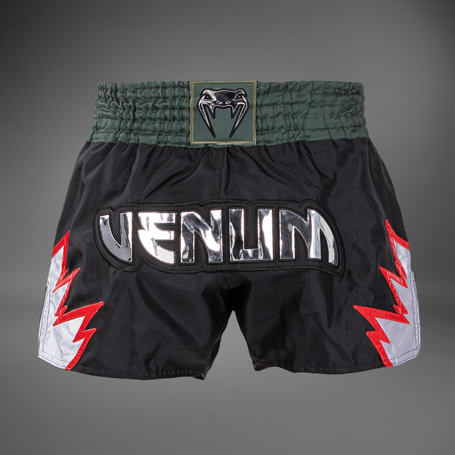 Venum Inferno Pantaloncini da Muay Thai - Nero Profondo/Khaki