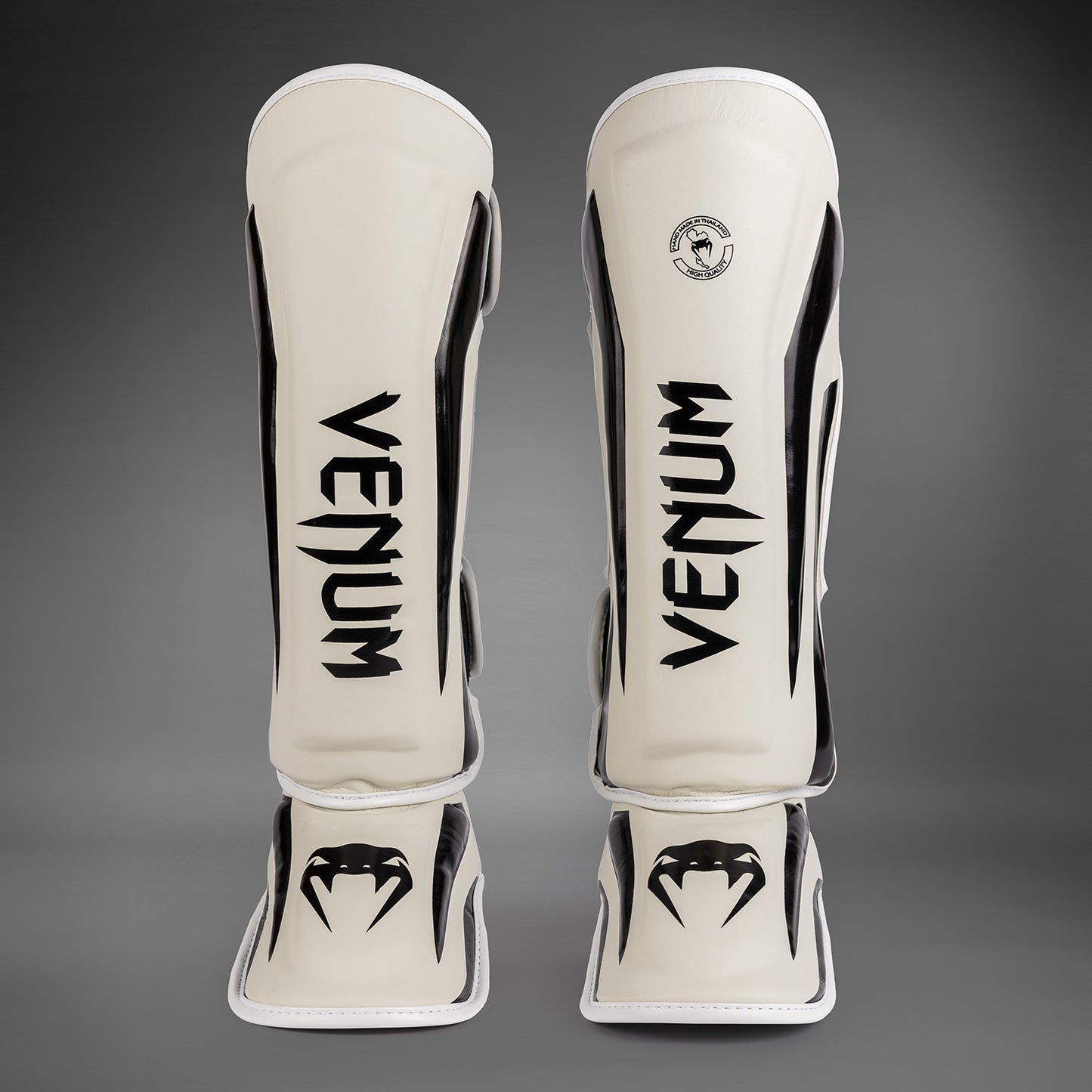 Venum Elite Parastinchi con parapiede - Bianco/Nero