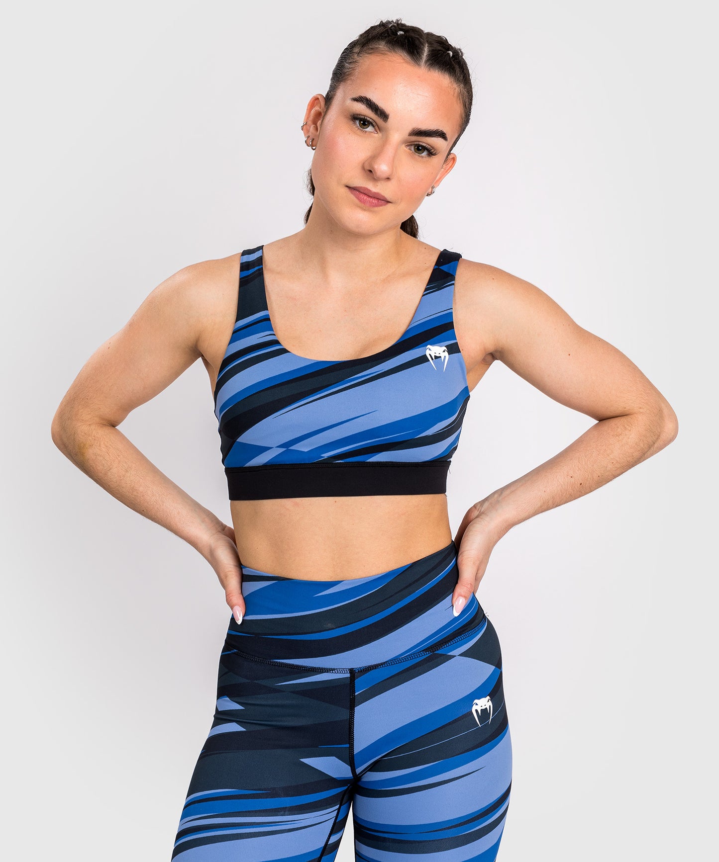 Venum Abyss Reggiseno Sportivo da Donna - Blu Ombra