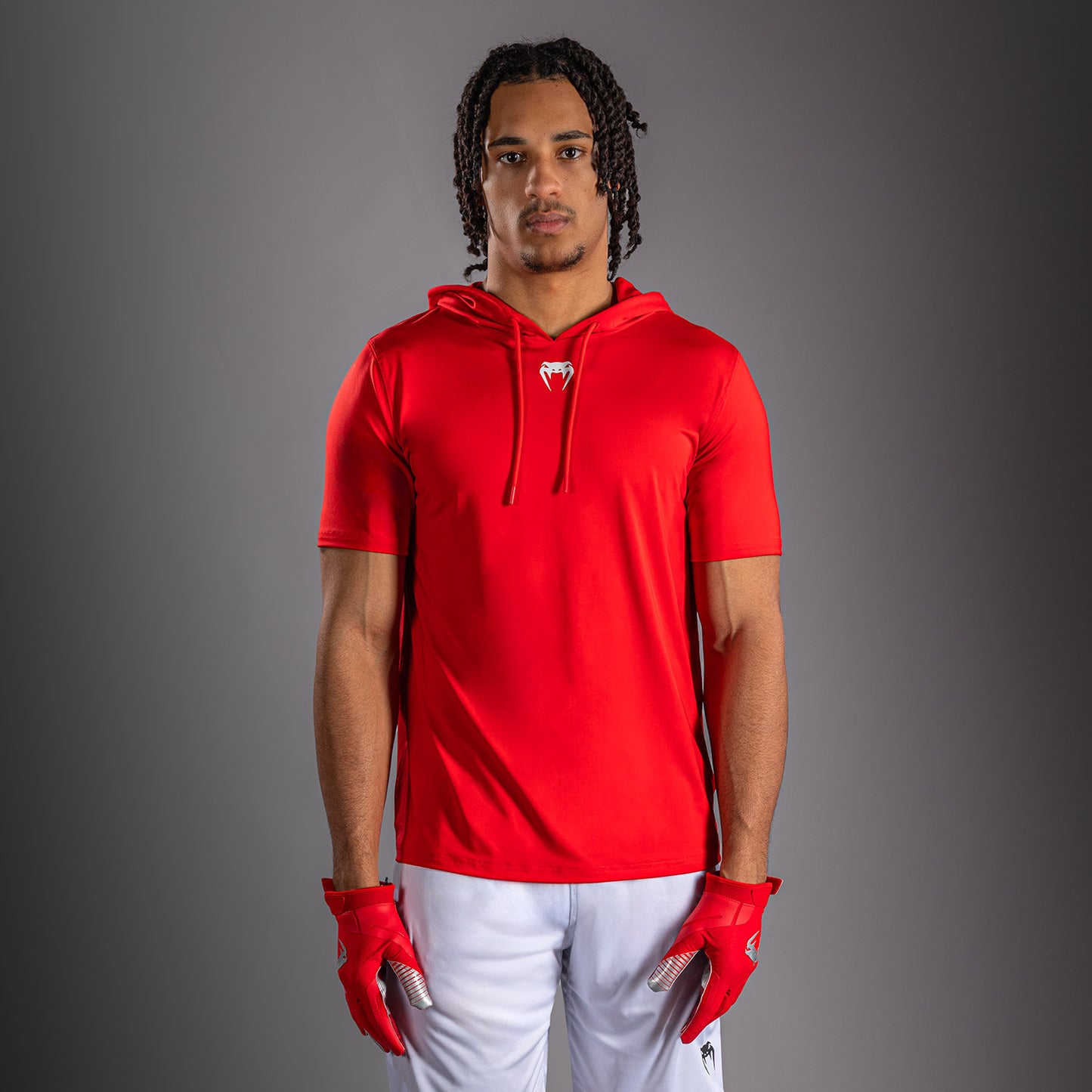 Venum Elite Felpa Dry-Tech a Maniche Corte - Rosso