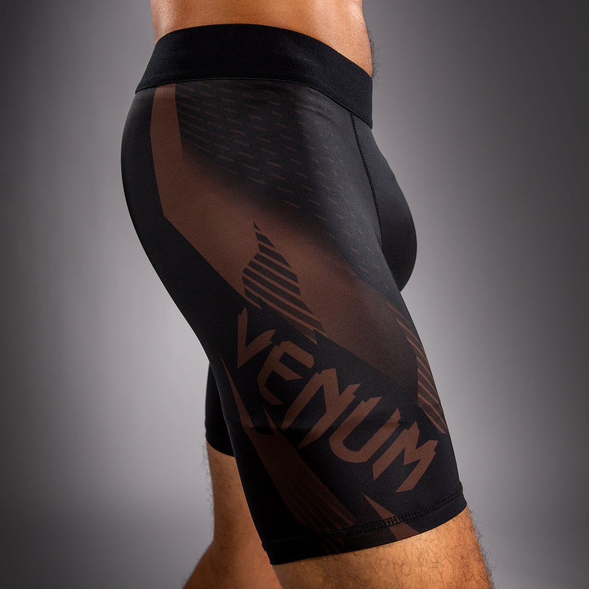 Venum No-Gi 6.0 Pantaloncini a Compressione - Nero/Marrone