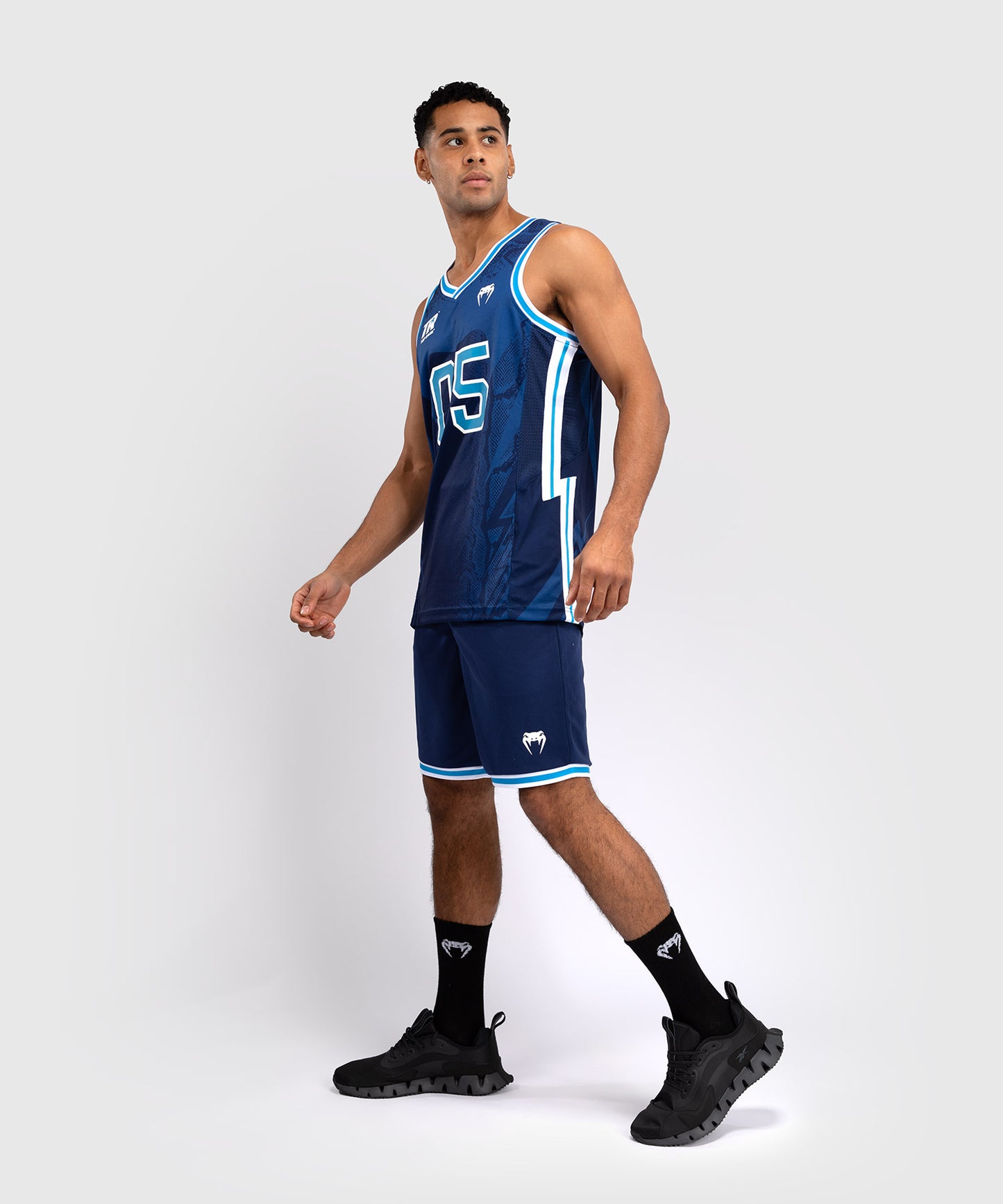 Venum x Top Rank Original Pantaloncini da Basket da Uomo - Blu Navy