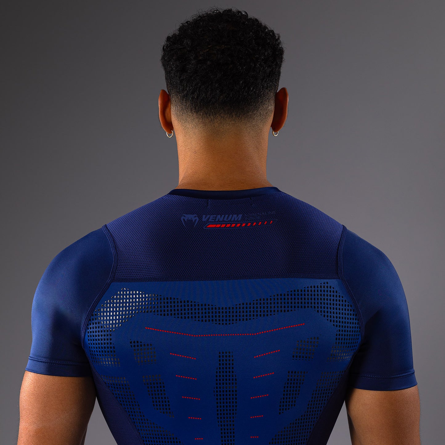 Venum Technical 3.0 Rashguard a Maniche Corte - Blu Notte