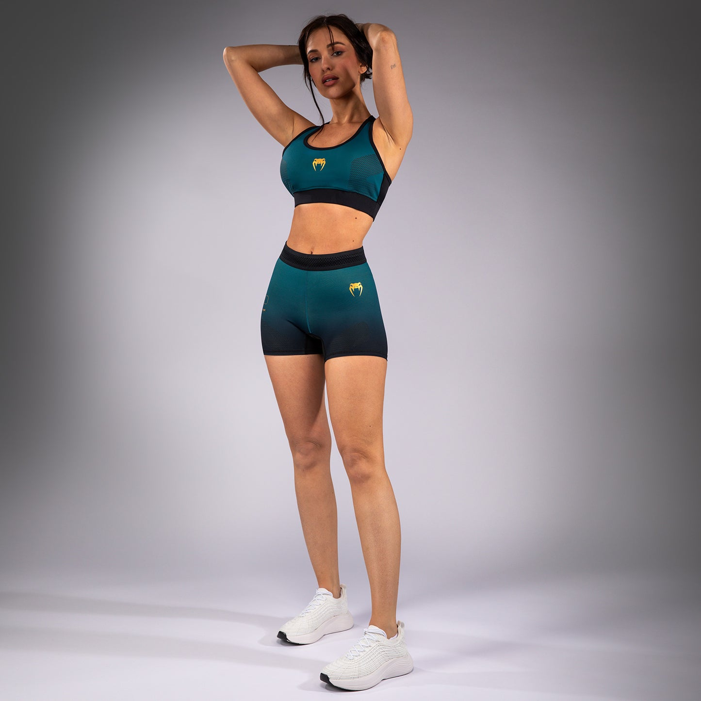 Venum Tactical XT Pantaloncini Vale Tudo da donna - Nero/verde scuro