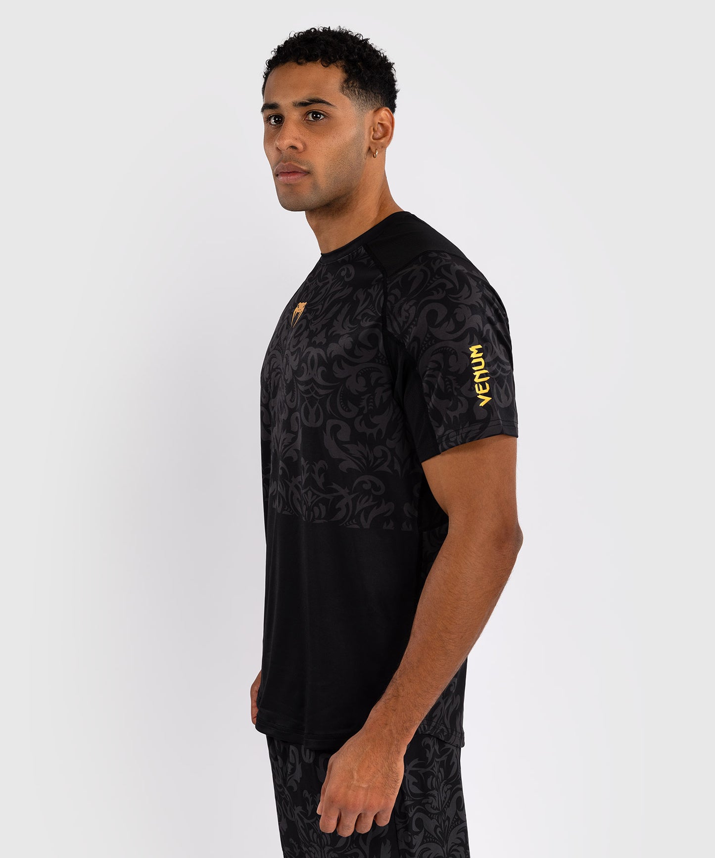 Venum x Topuria Unmatched Edition Maglietta Dry-Tech - Nero/Oro