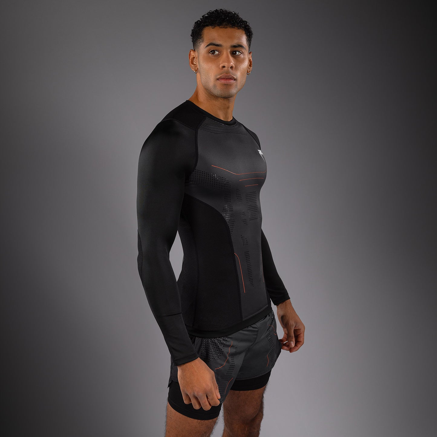 Venum Technical 3.0 Rashguard a Maniche Lunghe - Grafite